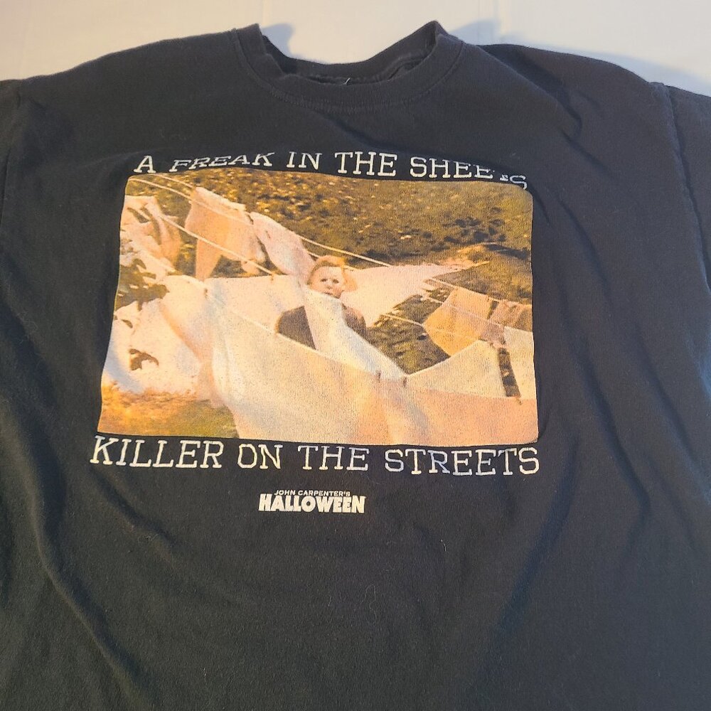 HALLOWEEN MICHAEL MYERS LOT OF 2 SHIRTS SIZE L HOT TOPIC